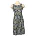 Columbia Dresses | Columbia Grey Yellow Printed Sleeveless Omni-Freeze Upf50 Pfg Freezer Iii Dress | Color: Gray/Yellow | Size: Various