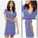 Lilly Pulitzer Dresses | Lilly Pulitzer Etta Blue/White V-Neck T-Shirt Dress Size M New With Tags! | Color: Blue/White | Size: M