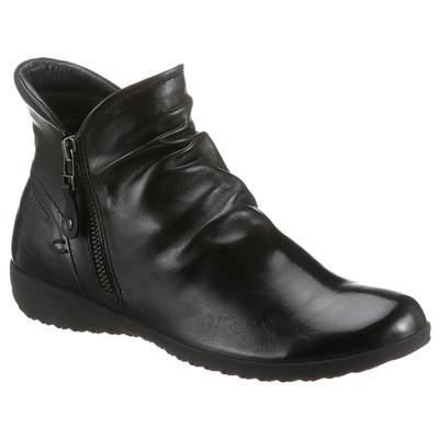 Schlupfboots JOSEF SEIBEL "NALY 41", Damen, Gr. 36, schwarz, Leder, klassisch, Schuhe, mit gerafftem Schaft