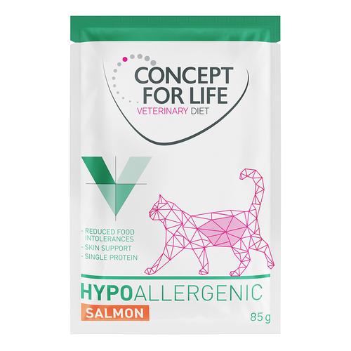48x85g Hypoallergenic Lachs Cats Concept for Life Veterinary Diet Katzenfutter nass