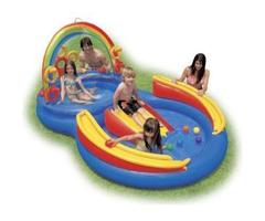 Intex Inflatable Intex Rainbow Ring Play Center Water Slide