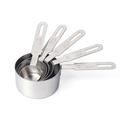 Design Imports Measuring Cup Set Stainless Steel in Gray | 1.75 H x 3.25 W x 7.25 D in | Wayfair DMC-8