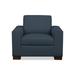 Accent Chair - Joss & Main Jonie Upholstered Accent Chair Linen/Chenille/Fabric in Blue/Navy | 38 H x 41 W x 40 D in | Wayfair