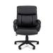 Inbox Zero Lasha Faux Leather Executive Chair Upholstered in Black/Gray | 41 H x 26 W x 26 D in | Wayfair AF141AF5F61F46A889BF6A9C619B38B1