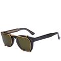 Gucci Men's Eyewear GG0182S Clip On Sunglasses Black/Yellow