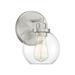 Savoy House Essentials Carson 5.5" Wide 1-Light Satin Nickel Bath Ligh