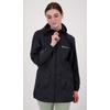 Regenmantel DEPROC ACTIVE "ROBSON LONG WOMEN", Damen, Gr. 36/38 (M), schwarz, 100% Polyester, casual, Langarm mit innenliegendem Gummizug, Mäntel, auch in Großen Größen erhältlich
