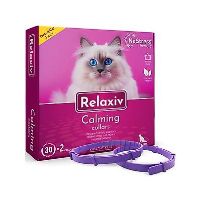 Relaxivet Calming Collar & Anti Anxiety Products Cat Collar, 2 count