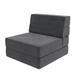 Novogratz The Flower Modular Chair and Lounger Bed with 5-in-1 Design