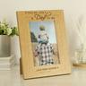 Personalised Youre Like A Dad To Me 6X4 Oak Finish Photo Frame