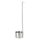 Wine Ladle Stainless Steel Spoon Wine Dipper Spoon Beer Pouring Measure Spoon with Hook Ladle for Kitchen[500ML]