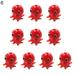 Yoone 10Pcs/Set Glass Figurines Japanese Style Widely Applied Hollow Decorative Necklace Earring Pendants Household Supplies