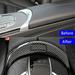 Furulu Armrest Box Button Cover Carbon Fiber Look For 15-20 Mercedes Benz W205 GLC X253