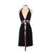 Single Dress Casual Dress Halter Sleeveless: Black Dresses - Women's Size P