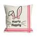 Body Pillowcase with Zipper Slip Silk Pillowcase Standard Spring Easter Pillow Covers Rabbit Bunny Decorative Throw Pillow Covers Farmhouse Pillowcase Linen Cushion Case For Home Decor