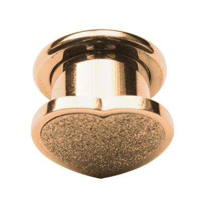 Dehnschnecke ADELIA´S "Piercing Ohrpiercing", Damen, Gr. 10, rosa (rosegold), Chirurgiestahl, modisch, Piercings, aus 316l Stahl PVD 18kt. Rosè Gold beschichtet