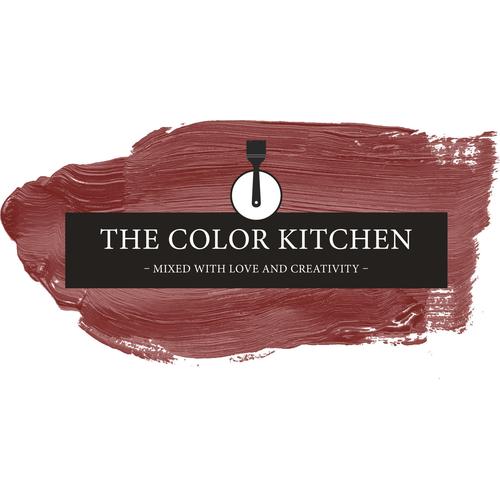 „A.S. CRÉATION Wand- und Deckenfarbe „“Seidenmatt Innenfarbe THE COLOR KITCHEN““ Farben für Wohnzimmer Schlafzimmer Flur Küche, versch. Rottöne Gr. 5 l, rot (tck7005 cheeky chilli) Wandfarbe bunt“