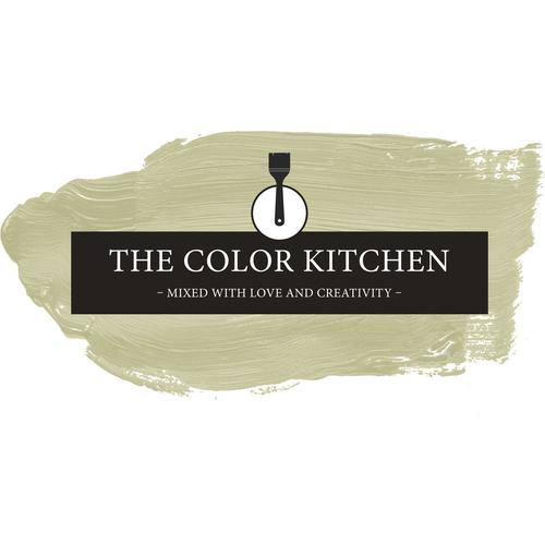 „A.S. CRÉATION Wand- und Deckenfarbe „“Seidenmatt Innenfarbe THE COLOR KITCHEN““ Farben für Wohnzimmer Schlafzimmer Flur Küche, versch. Grüntöne Gr. 2,5 l, grün (tck4001 warm wasabi) Wandfarbe bunt“