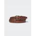 Men's Mesh Leather Wide Belt | Brown | Medium | UNIQLO US