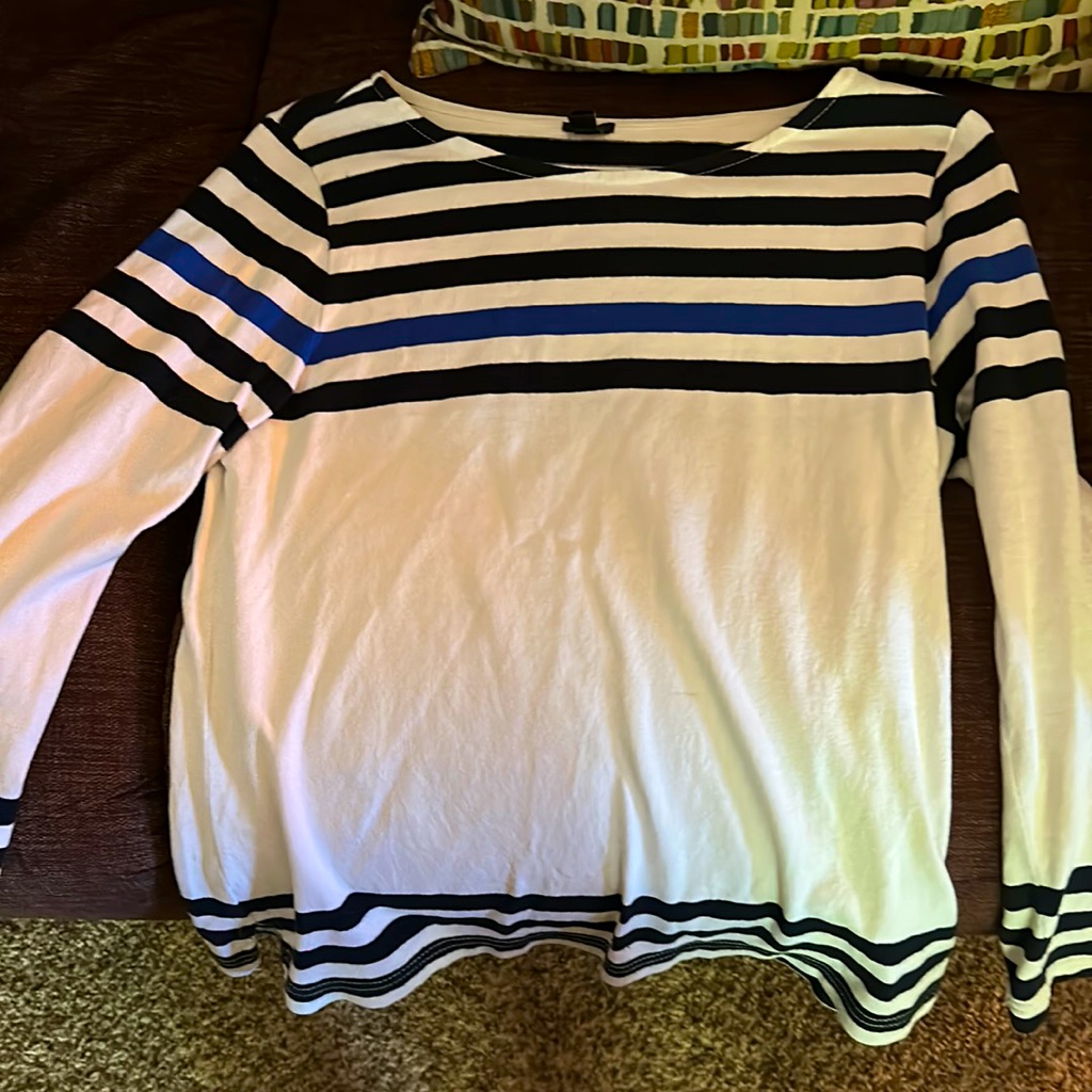 J. Crew Sweaters | Blue And Black J. Crew Sweater | Color: Black/Blue | Size: S