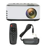 Portable Mini Projector HD 1080P Outdoor Home Theater Video Projector Multimedia Home Theater Movie Projector for Smartphone Tablet Laptop TV Stick[Prise US 100â€‘240V ]