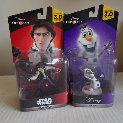 Disney Video Games & Consoles | + Lot Of 2 Disney Infinity 3.0 Hans Solo & Olaf Figures New | Color: Purple/Red | Size: Os