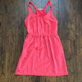 Madewell Dresses | Madewell Hot Pink Silk Racer Back Dress | Color: Pink | Size: 4