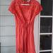 Madewell Dresses | Madewell Eyelet Dress | Color: Orange | Size: 0