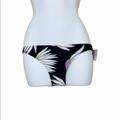 Kate Spade Swim | Kate Spade Falling Flower Classic Bikini Bottom Sz S Swim | Color: Black/White | Size: S