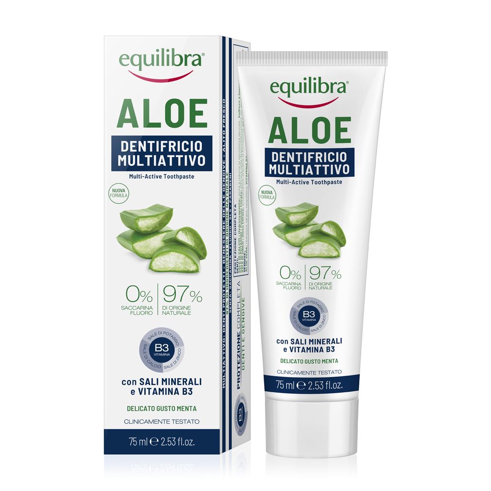 Equilibra Aloe Dentifricio - Risparmia il 10% con codice: equilibra102