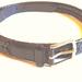 Coach Accessories | Coach Braided Mens Belt Size 40 Black Leather Silver Buckle Good Condition | Color: Black | Size: 40