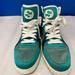 Gucci Shoes | Gucci Multicolor Satin High Top Trainers - Size 8.5 | Color: Blue/Green | Size: 8.5