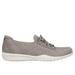 Skechers Women's Newbury St - Casually Sneaker | Size 8.5 | Dark Taupe | Textile/Leather/Synthetic