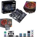 Components4All AMD Ryzen 7 2700X 3.7GHz (Turbo 4.3GHz) Eight Core Sixteen Thread CPU, ASUS Prime B350M-A Motherboard Pre-Built Bundle NO RAM