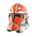 Dan&Dre Star Wars Stormtrooper Face Cover, Rogue One Face Cover ,Clone Trooper Imperial Stormtrooper Helmet,HalloweenPVC Helmet Movies Cosplay Headgear for Party Costumes, Orange