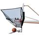 LZMZMQ Basketball Rebound Net Return System Foldable, Black Iron Shooting Practice Rebounder Attachment 180° Rotatable, for Kids Youth Adults, with Storage Bag