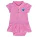 Girls Infant Garb Pink Georgia State Panthers Caroline Cap Sleeve Polo Dress