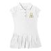 Girls Toddler Garb White Appalachian State Mountaineers Caroline Cap Sleeve Polo Dress