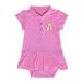 Girls Infant Garb Pink Appalachian State Mountaineers Caroline Cap Sleeve Polo Dress