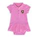Girls Infant Garb Pink Army Black Knights Caroline Cap Sleeve Polo Dress