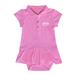 Girls Infant Garb Pink Boston University Caroline Cap Sleeve Polo Dress