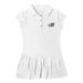 Girls Toddler Garb White Bucknell Bison Caroline Cap Sleeve Polo Dress