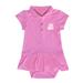 Girls Infant Garb Pink Tennessee State Tigers Caroline Cap Sleeve Polo Dress