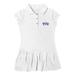 Girls Toddler Garb White TCU Horned Frogs Caroline Cap Sleeve Polo Dress