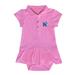 Girls Infant Garb Pink Memphis Tigers Caroline Cap Sleeve Polo Dress