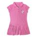 Girls Toddler Garb Pink Pepperdine Waves Caroline Cap Sleeve Polo Dress