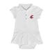 Girls Infant Garb White Washington State Cougars Caroline Cap Sleeve Polo Dress