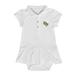 Girls Infant Garb White UCF Knights Caroline Cap Sleeve Polo Dress