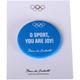 The Olympic Collection Pierre de Coubertin 'O Sport, You Are Joy!' Magnet