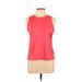C9 By Champion Active Tank Top: Red Solid Activewear - Women's Size Large